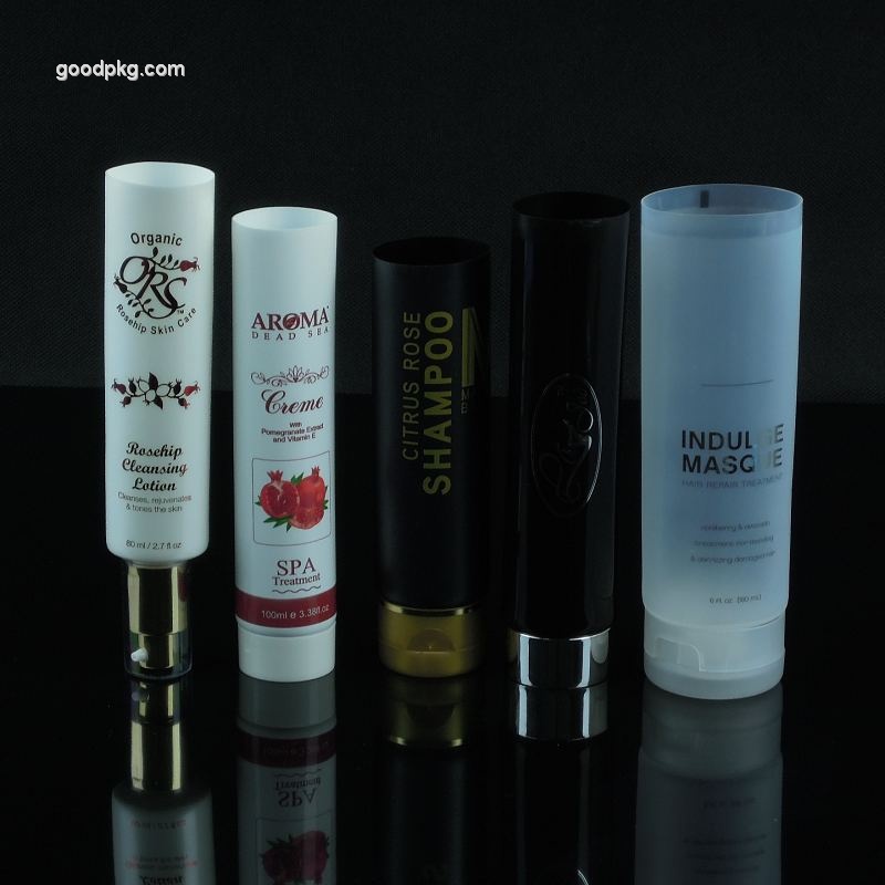 plastic tube round shape for cosmetic