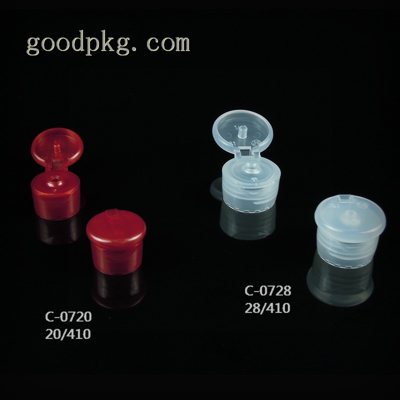 plastic flip top cap for plastic bottle